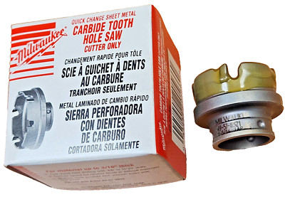 49-57-8321 Milwaukee 1-5/16'' Carbide Tooth Hole Saw Quick Change Cutter Only