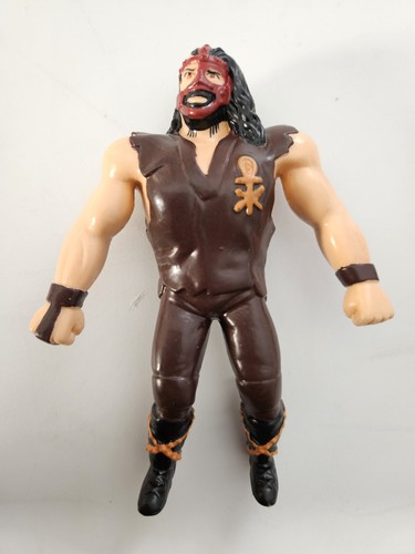 WWF Bend Ems Mankind Mick Foley Just Toys 1997 Vin...