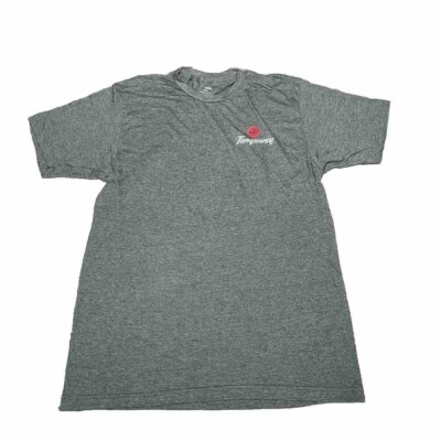 NEW Vintage Tanqueray Gin Red Logo Men's Size Lg Gray Premium T-Shirt