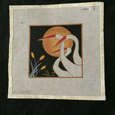 Needlepoint - Birds --Swans 3 Canvases 