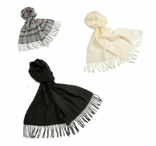 Écharpes et châles noirs avec des motifs Carreaux pour femme