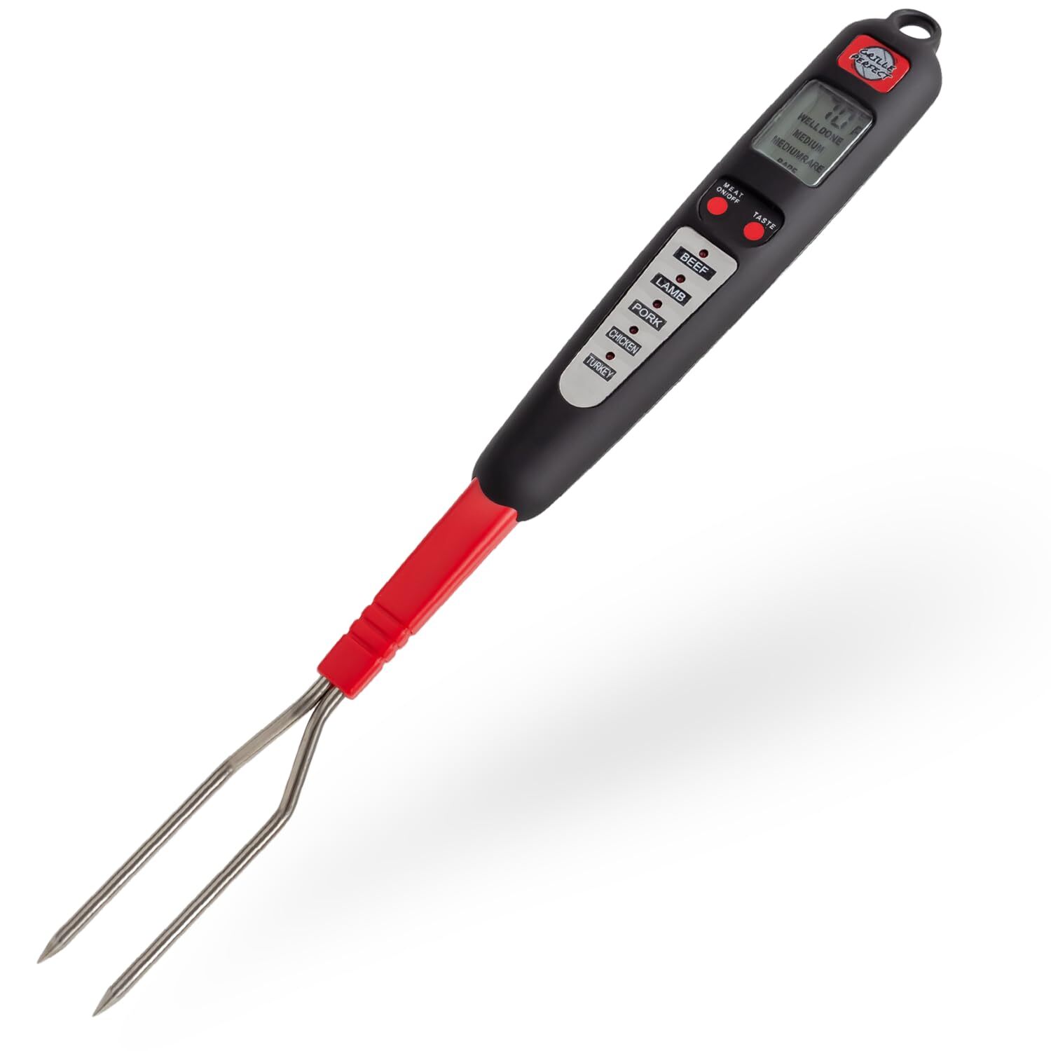 Digital Meat Thermometer Fork for Grilling and Barbecue Fast Read Electronic ...