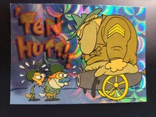 1993 Topps Ren Stimpy Ten Hutt PRISMATIC CIRCLES card #7