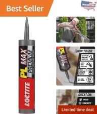 PL Max Waterproof Construction Glue - 9 fl oz Adhesive for All Weather