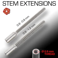 WINDING STEM EXTENSION 0.9-0.9mm THREAD - 0.9-1.2 mm THREAD