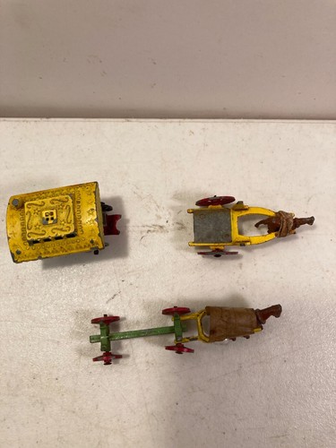 Remolque para caravana gitana Benbros Inglaterra carro de madera 3 piezas 2 caballos - Imagen 6 de 7