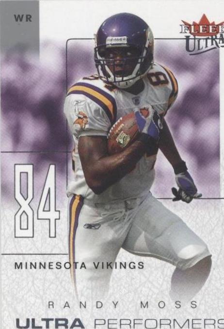2004 Fleer Ultra Randy Moss #5 UP - 1 of 2