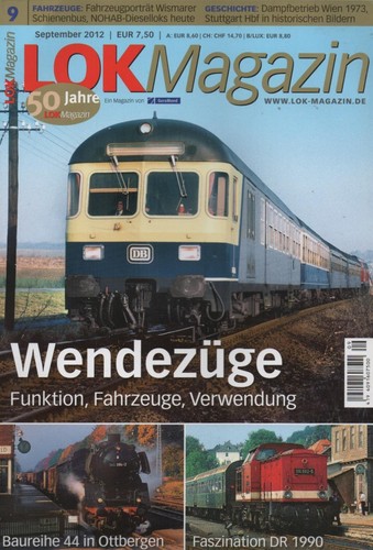 LOK MAGAZIN-Jg. 2012-FACHZEITSCHRIFT FÜR DAMPFLOKOMOTIVEN, E-LOKS & GLEISVERKEHR - Picture 10 of 13