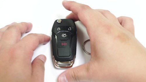 For 2013 2014 2015 2016 2017 Ford Fusion Keyless Entry Remote Flip Key Fob 4B - Video 1 of 1