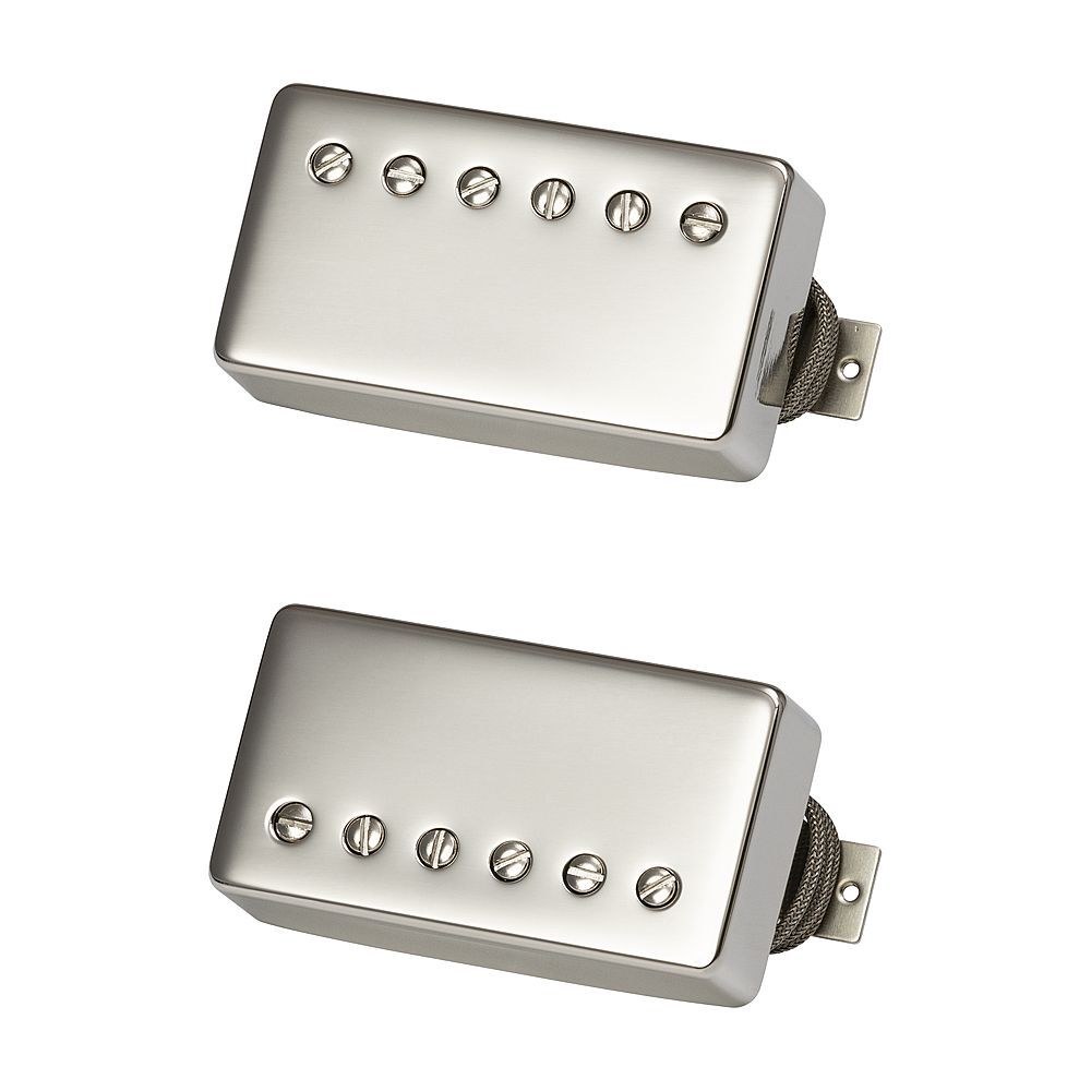Gibson Custombucker Matched Set Alnico III PAF Style Humbucker Pickups (Nickel)