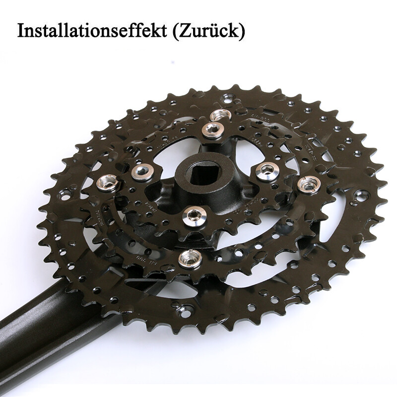 Shinekoo MTB Kettenblatt Set 22/32/44T - 104/64BCD Für 9-Gang Kurbelgarnitur