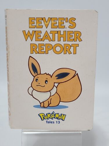 Vintage 2000 Pokemon Tales 13 Eevee's Weather Report Hardcover Book - Zdjęcie 1 z 23