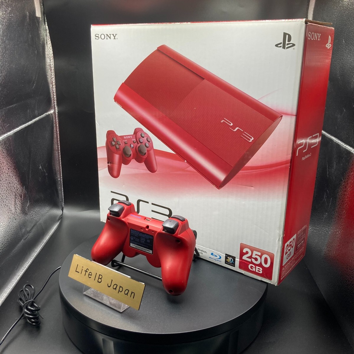 Sony PlayStation 3 CECH-4000B Garnet Red 250GB Console PS3 with