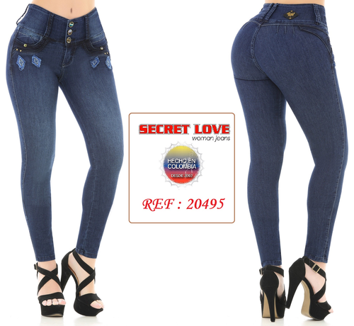 SECRET LOVE, Jeans Colombianos,Colombian Push Up, Levanta Cola, Butt Lift  Jeans | eBay