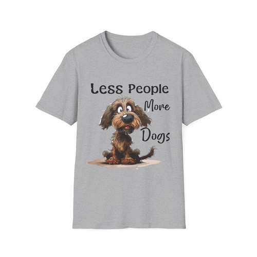 Camiseta Anti Social Perro Camiseta Estampado Gráfico Unisex Novedad Estilo Suave Camiseta - Imagen 18 de 19