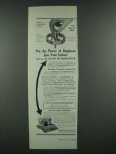 1919 Hammond Multiplex Typewriter Ad - Power of Emphasis thumbnail