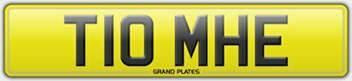 TOMMY NUMBER PLATE TOMS T10 MHE CAR REG THOMAS NO FEES SHORT TOMMIE THOM TOM REG - Picture 1 of 3