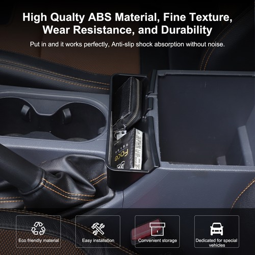 Interior Front Armrest Storage Box Organizer Tray For Ford Ranger/Everes 2015-21 - Picture 4 of 21