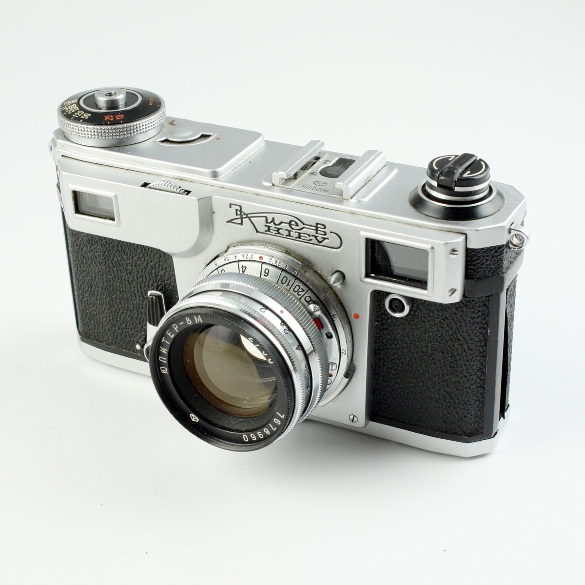 Kiev Model 4am 35mm Rangefinder Camera + Jupier-8M 50mm f/2 Kiev Model 4am 35mm Rangefinder Camera + Jupier-8M 50mm f/2