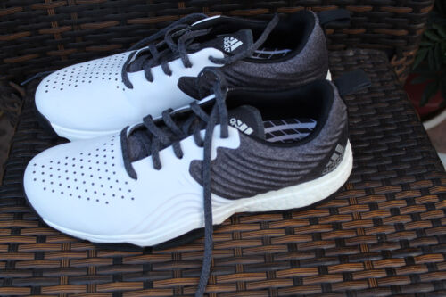 ADIDAS BOOST ADIPOWER EVN791001 SNEAKERS DA GOLF UOMO BIANCO/NERO/ARGENTO TAGLIA 8,5 NUOVE - Foto 2 di 10