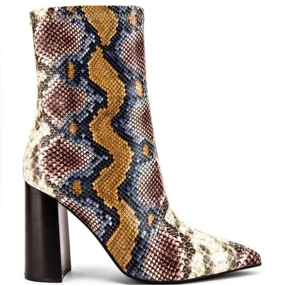 Snakeskin booties jeffrey campbell sale