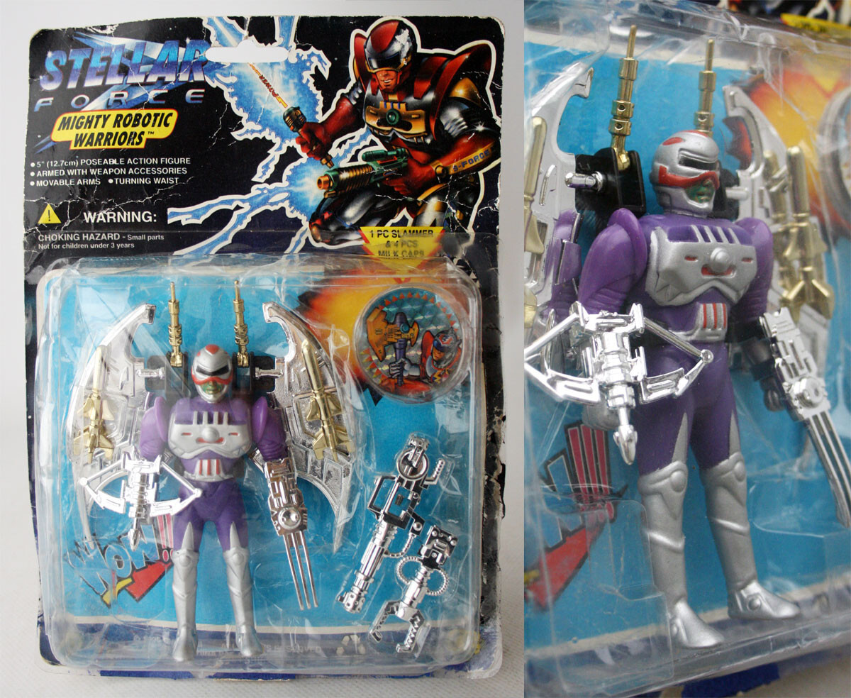 VINTAGE 1995 CHAP MEI STELLAR FORCE MIGHTY ROBOTIC WARRIORS FIGURE
