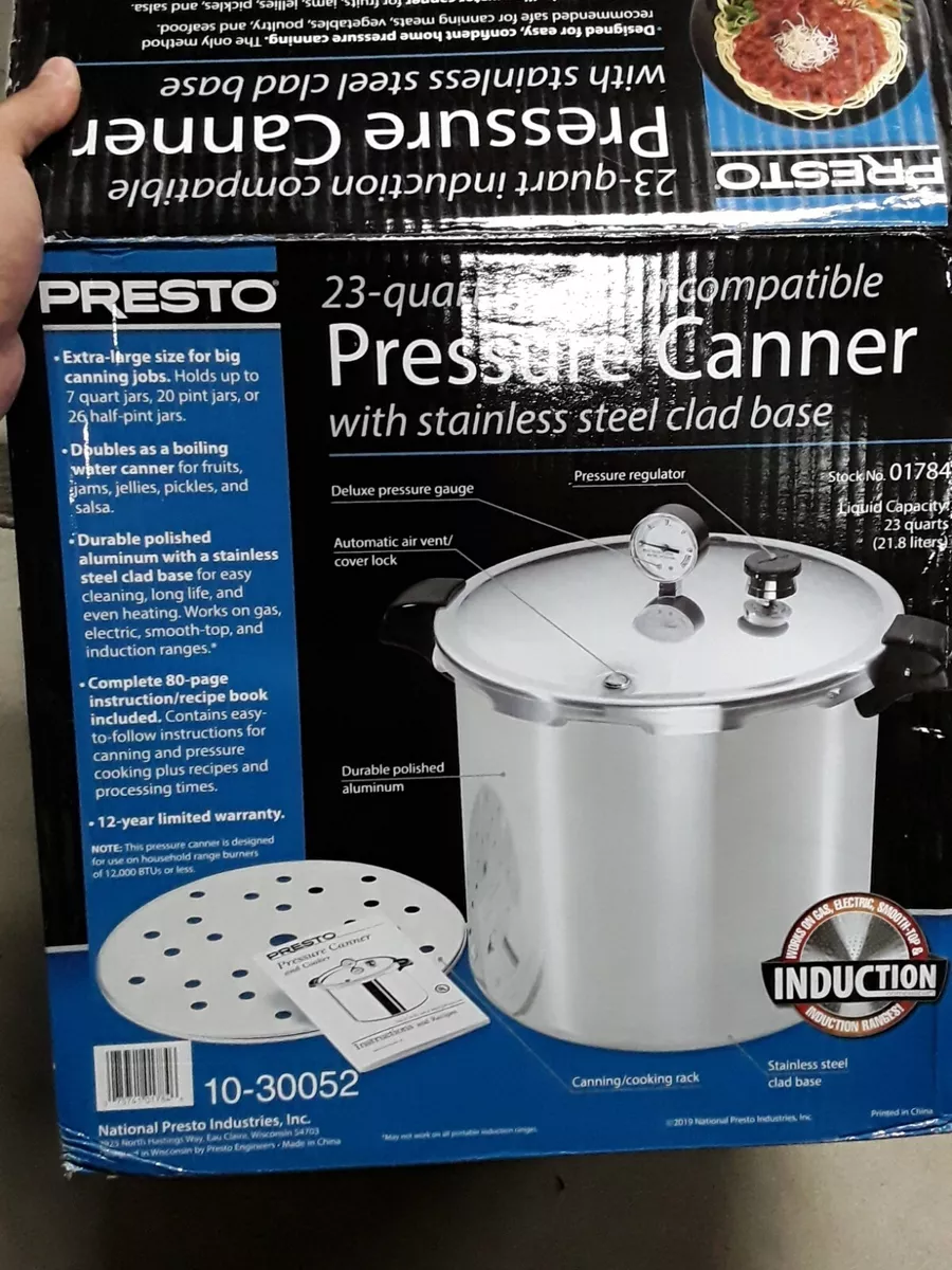 Presto Pressure Canner & Cooker Aluminum 23 Qt.