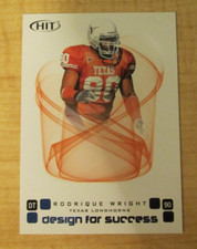 2006 Sage Hit Dress For Success Blue RC Rodrique Wright #D-45 Texas/Dolphins
