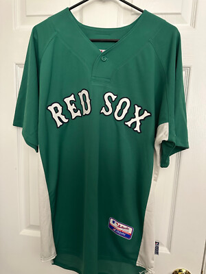 St Patrick's Day Boston Red Sox Jersey #58 Green by Majestic | eBay