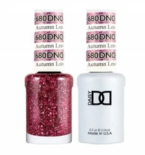 DND Soak Off Gel Polish and Nail Lacquer - 680 - Autumn Leave