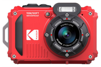 Kodak WPZ2 UnterwasserKamera / Actioncam / rot / 15m wasserdicht / NEU **