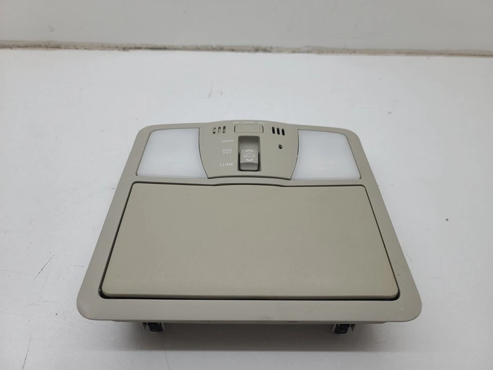 Nissan Murano 2009-2013 consola superior domo mapa luz con techo corredizo 26430-JK060 Foto 3 de 4