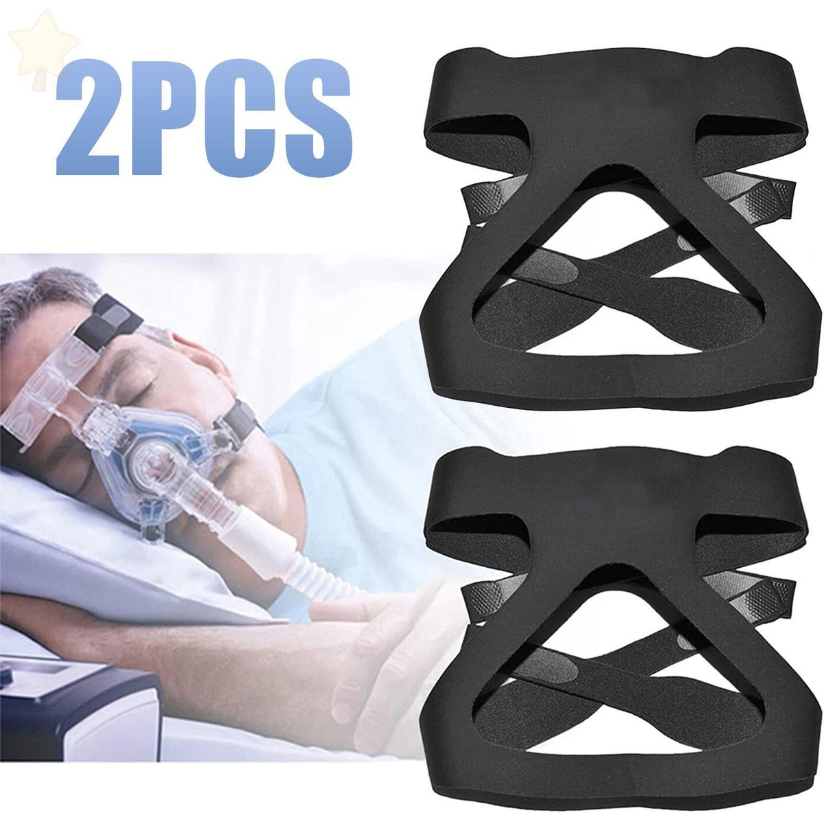 CPAP ResMed マスク バンド付き ラージワイド　Lサイズバンド CPAP ResMed マスク バンド付き ラージワイド Lサイズバンド
