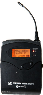 SENNHEISER EK100 EK 100 G3 PORTABLER EMPFÄNGER Frq: 823 - 865 MHz E BAND 1J GEWÄ