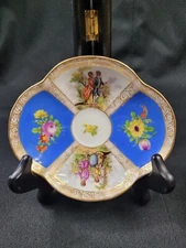 Antique RK RICHARD KLEMM Dresden Germany Handpainted Saucer.    46