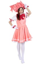 Sakura Kinomoto Cosplay Cardcaptor Sakura Costume Outfit V1 Size Kid-US3XL