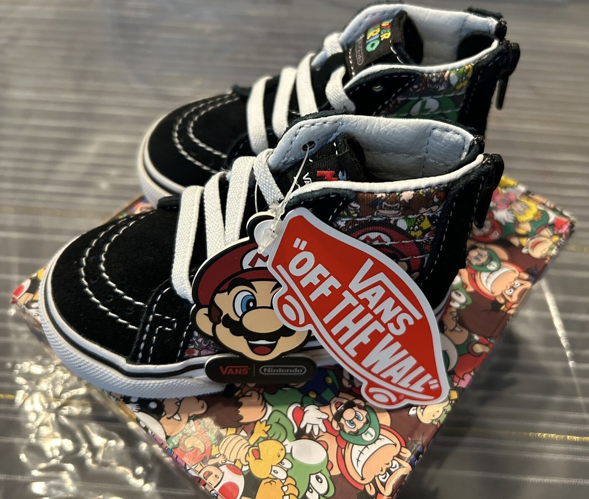 Vans sk8-Hi Zip Mario & Luigi Nintendo Babies Infant