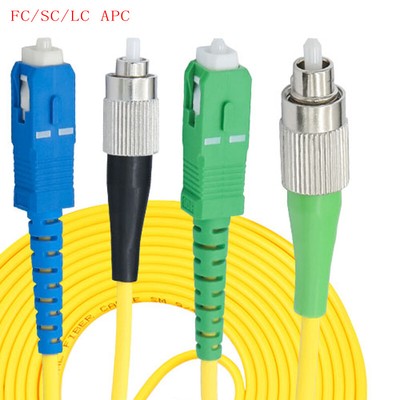 1m 2m 3m FC/ST/LC/SC UPC to FC/ST/LC SC APC Simplex SingleMode Fiber Optic Cable
