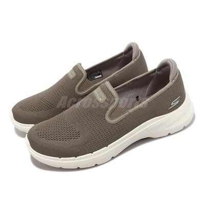 Skechers Go Walk 6-Proctor Taupe Navy Men LifeStyle Casual