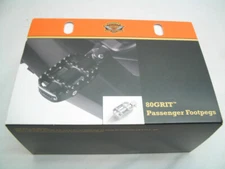 80GRIT Passenger Footpegs Black 50501388A Harley Softail LiveWire Pan America