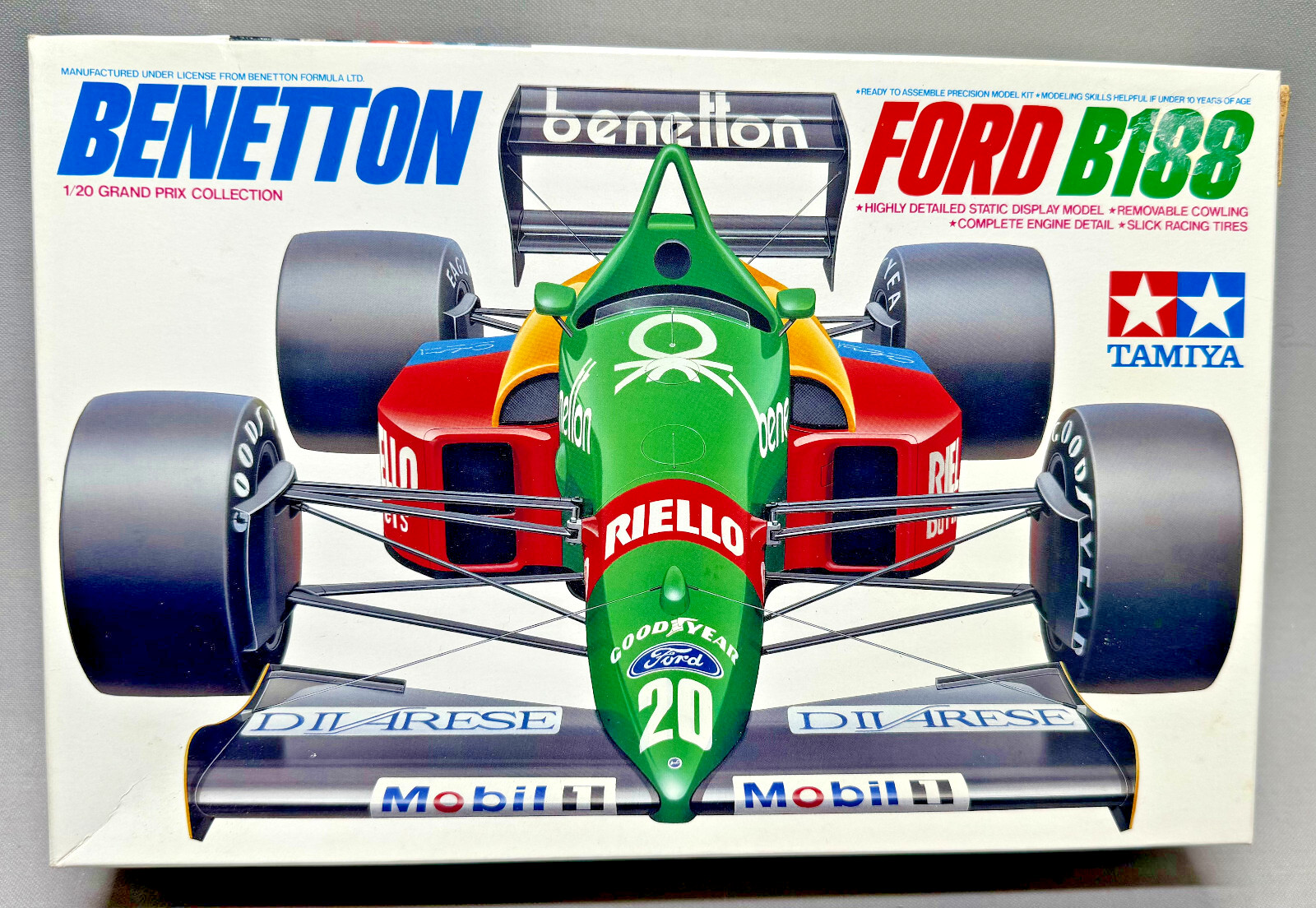 Maquette Tamiya Benetton Ford B188 F1 1/20 Grand Prix Collection