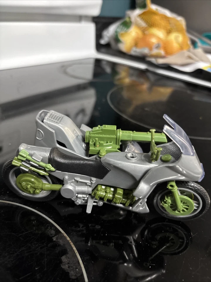 1985 GI Joe Серебряный Мотоцикл Mirage 100% Полный и Несломанный!! Отличное состояние товара - Изображение 4 из 4
