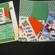 Creative Memories 2 Different Soccer Combo pks, 4 additional studio stickers