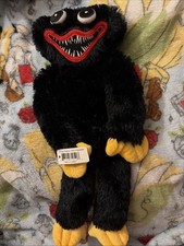Huggy Wuggy Plush Poppy Playtime Black Yellow Feet Connect Hands 14  