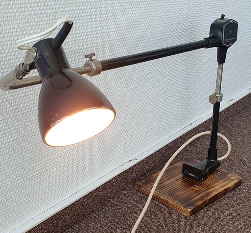 Vintage EFKA Gelenkleuchte / Nähmaschinenlampe „D.R.P. ausl. Pat.“ - Picture 4 of 21