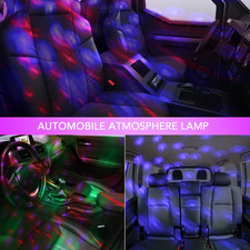 USB Mini Disco Ball Party Lights, DJ Stage Strobe Lights, Portable Led Car At...