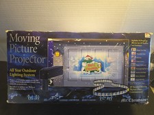 2001 Mr. Christmas Moving Picture Projector 10 Movies Holidays NEEDS BULB