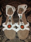 Angel Steps Size 12 Summer Sandals/ Lot of  Two/Black & White — photo 2