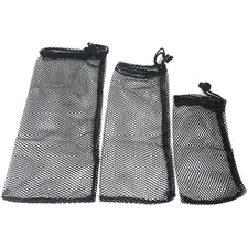 Coghlan's Three Piece Mesh Ditty Bag Set, Drawstring Closure with Cord-Lock