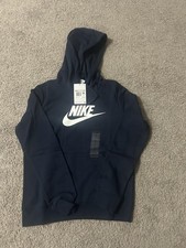 Nike Sportswear Club Fleece Women's Logo Pullover Hoodie DQ5775-451 SZ XS NWT